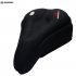  Indonesia Direct  Bicycle Saddle Cover Silicone Thickened Mountain Bike Comfortable Sponge Bicycle Seat Cover black Length 28X width 18