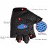  Indonesia Direct  Bicycle Cycling Gloves Non Slip Breathable Ultrathin Unisex Half Finger Gloves for Fishing Climbing Outdoor Activities M