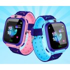 [Indonesia Direct] Children Kids Smart Watch Anti-Lost SOS Tracker Smartwatch   [A28-GA] pink