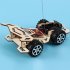  Indonesia Direct  Children Electric Wood Vehicle Assembly Kits Educational Science Technology Kits as shown