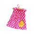  Indonesia Direct  Cute Cartoon Newborn Baby Printing Sleeveless Dress Casual Round Neck Skirt Green Wave Point Beetle 0 1 years old skirt  1 2 years old tops
