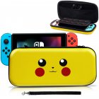  Indonesia Direct  Cute Cartoon Travel Case Bag Carrying Case for Nintend Switch Pikachu