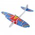  Indonesia Direct  DIY Biplane Glider Foam Powered Flying Plane Rechargeable Electric Aircraft Model Science Educational Toys for Children Random Color Random C