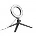  Indonesia Direct  Dimmable LED Studio Camera Ring Light Photo Phone Video Annular Lamp  black