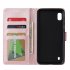  Indonesia Direct  For Samsung A10 Flip type Leather Protective Phone Case with 3 Card Position Buckle Design Phone Cover  black