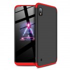 ID For Samsung A10 Ultra Slim PC Back Cover Non-slip Shockproof 360 Degree Full Protective Case Red black red