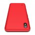  Indonesia Direct  For Samsung A10 Ultra Slim PC Back Cover Non slip Shockproof 360 Degree Full Protective Case red
