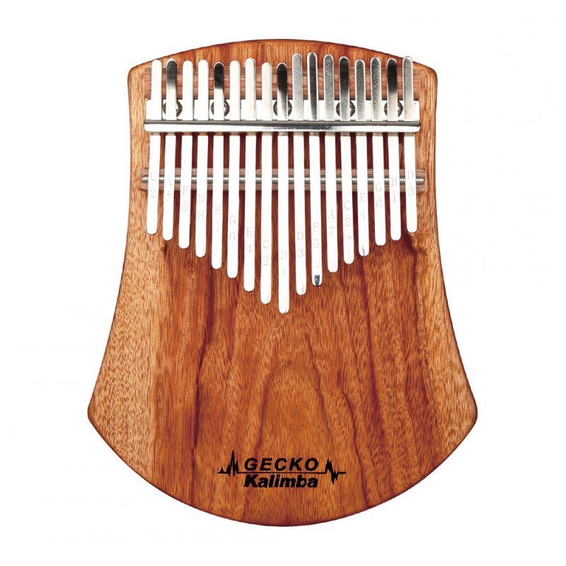 ID GECKO 17 Keys Kalimba African Camphor Wood Thumb Piano Finger Percussion