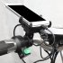  Indonesia Direct  GUB Mountain Bike Electrombile Phone Bracket Charging GPS Bracket black 22 2 31 8mm pipe diameter