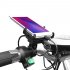 Indonesia Direct  GUB Mountain Bike Electrombile Phone Bracket Charging GPS Bracket black 22 2 31 8mm pipe diameter