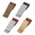  Indonesia Direct  Handmade Leather Stainless Steel Pen Holder Clip Journal Notebook Accessory