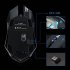  Indonesia Direct  LED Wireless Optical Gaming Mouse Rechargeable X7 High Resolution Mouse black