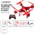  Indonesia Direct  LF608 Wifi FPV RC Drone Quadcopter with 0 3MP 2 0MP 5 0MP Camera Get the Longer Playing Time Red without camera