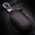  Indonesia Direct  Leather Car Keychain Key Holder Bag Beige Black Case Wallet Bag