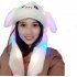  Indonesia Direct  Lighting Lovely Cartoon Jumping Animal Ears Soft Plush Hat Air Bladder Cap Elephant