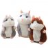  Indonesia Direct  Lovely Talking Plush Hamster Toy  Can Change Voice  Record Sounds  Nod Head or Walk  Early Education for Baby  Different Size for Choice