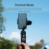  Indonesia Direct  MOZA Mini S 3 Axis Foldable Smartphone Gimbal Stabilizer of Smart Camera for Motion Recording  black