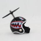 [Indonesia Direct] Motorcycle Helmets Keyring + Bamboo Dragonfly Safety Helmet Car Keychain Chain Gift  #14