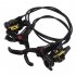  Indonesia Direct  Mountain Bike Hydraulic Brake Bicycle Brake Aluminum Alloy Bikes Accessories  Red single   right front