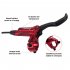  Indonesia Direct  Mountain Bike Hydraulic Brake Bicycle Brake Aluminum Alloy Bikes Accessories  Black single left rear