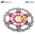 Indonesia Direct  Mountain Bikes Rotors  Floating Disc 160MM 180MM 203MM with Screws Red 160MM boxed