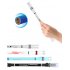  Indonesia Direct  Puzzle Chic Long Body Plastic Shell Spinning Rotation Pen Ball point Pen Random Color Random Color