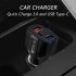  Indonesia Direct  Quick Charge 3 0 with USB Type C Car Charger Built in Power Delivery PD Port 35W 3 Ports for Apple iPad iPhone X 8 Plus Samsung Galaxy  LG  N