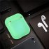  Indonesia Direct  Silicone Shock Proof Protective Case Glow in the Dark Portable Headset Holder Shell for Apple AirPods As shown