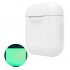  Indonesia Direct  Silicone Shock Proof Protective Case Glow in the Dark Portable Headset Holder Shell for Apple AirPods As shown