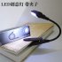  Indonesia Direct  Simple Portable Desk Light with Clip Flexible Neck Eye caring LED Lamp for Reading Studying gray