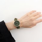 [Indonesia Direct] Simple Casual All-match Quartz Watch for Couples Confidante Green S