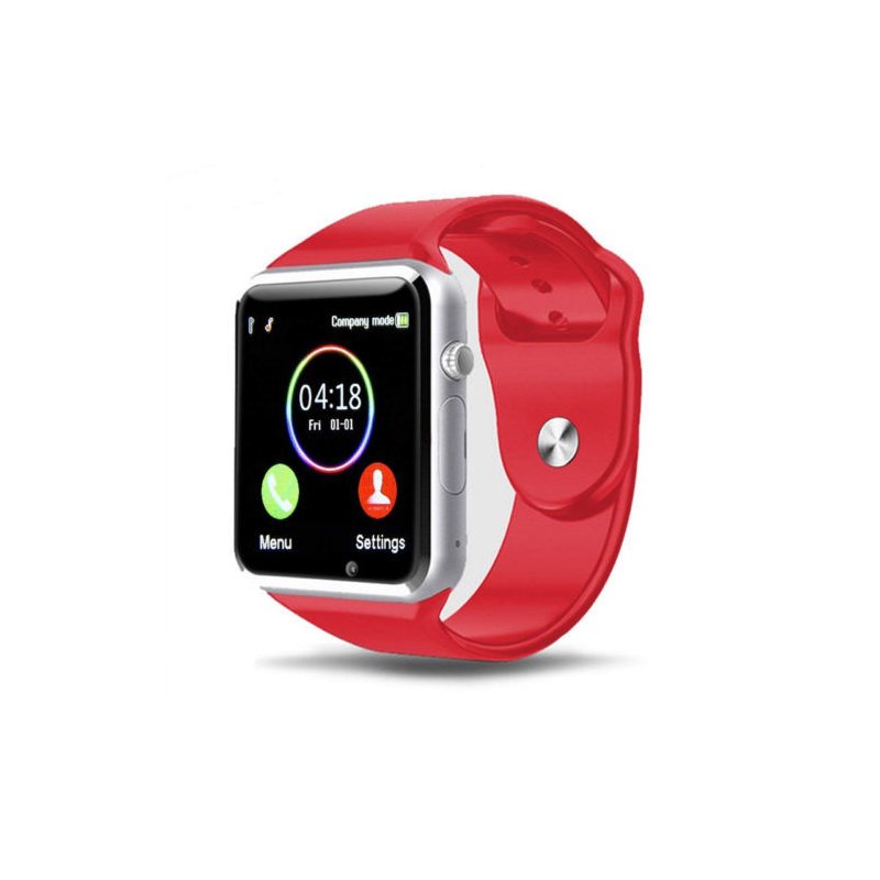 ID Smart Wrist Watch Bluetooth GSM Phone for Android Samsung iPhone  red