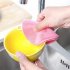  Indonesia Direct  Soft Silicone Dish Washing Sponge Scrubber Brush Kitchen Double Side Cleaning Antibacterial Tool Random Color
