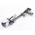  Indonesia Direct  Vehicle Refit Device Turbo Sound Muffler Turbo Whistle Exhaust Pipe Sounder Motorcycle Sound Imitator Caliber  1 9cm silver