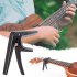  Indonesia Direct  Professional Ukulele Capo Single handed Quick Change Ukelele Capo Guitar Parts   Accessories black