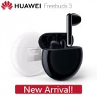 [JP Direct] Original HUAWEI Freebuds 3 Wireless Headsets TWS Bluetooth Earphone Active Noise Reduction Bluetooth 5.1 Tap Control 20 Hours Playback Carbon Black_True wireless earphones
