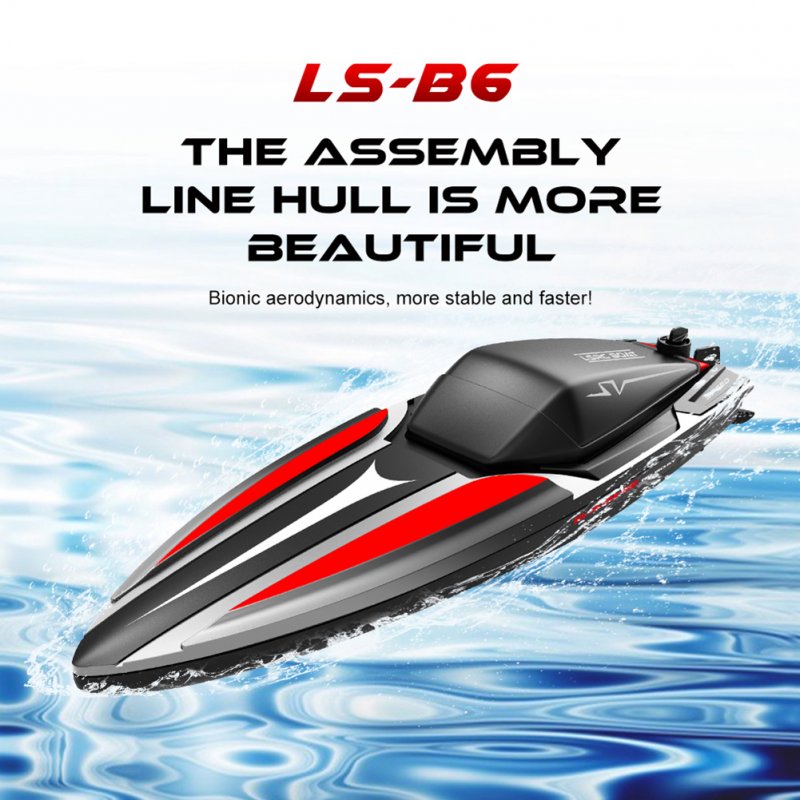 B6 Summer Remote Control Boat Water Toy Racing Rowing Double Propeller Electric High-speed Speedboat 