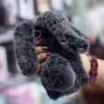 Cute Rabbit Phone Case for iPhone X-Dark Gray