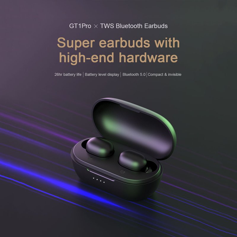 Haylou GT1 Pro Long Battery HD Stereo TWS Bluetooth Earphones Touch Control Wireless Headphones with Dual Mic Noise Isolation 