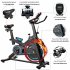  US Direct     Video provided   Indoor Cycling Bike Trainer with Comfortable Seat Cushion  Exercise Bike with Belt Drive System and LCD Monitor for Home Workout wit
