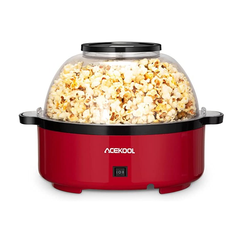 US ACEKOOL BM-01 Popcorn Popper Maker Multifunctional Machine - Red