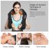  US Direct  1 Set Leather U shaped Shoulder  Neck  Massager 4 Keys 3 speed 4 Wheel Rolling Kneading Massager Black