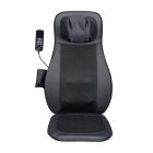  US Direct  1 Set Massage  Pad Pu Leather Us Plug 110v Vibration Heating Kneading Function Mode Massage Chair Pad Black