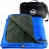  US Direct  1 Set Of Outdoor  Waterproof  Blanket Windproof Pad Suitable For Travel Camping Hiking blue