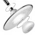  US Direct  1 Set Of Portable Detachable Shower  Head Wireless With Bluetooth compatible Speaker For Bathroom White