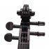  US Direct  1 Set Pine 4 4 Black Solid Wood Acoustic  Violin Case Bow Rosin black