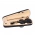  US Direct  1 Set Pine 4 4 Black Solid Wood Acoustic  Violin Case Bow Rosin black