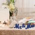  US Direct  1 Set Wooden Mr  And  Mrs  Letter  Ornament Wedding Props Large Photography Props Sea blue