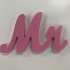  US Direct  1 Set Wooden Mr  And  Mrs  Letter  Ornament Wedding Props Large Photography Props Pink