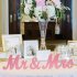  US Direct  1 Set Wooden Mr  And  Mrs  Letter  Ornament Wedding Props Large Photography Props Pink